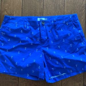 Anchor print shorts